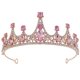 thumbnail image 1 of Diadema de fiesta con corona de diamantes de imitación, tocado de fiesta para niña pequeña, 1 of 5