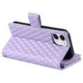 thumbnail image 5 of Crossbody Wallet Case for iPhone 11 Glitter PU Leather Phone Case with Card Slots Stand Wrist Strap Cover Magnetic Closure Flip Handbag Zipper Purse Case for Women Girls, Purple, 5 of 11