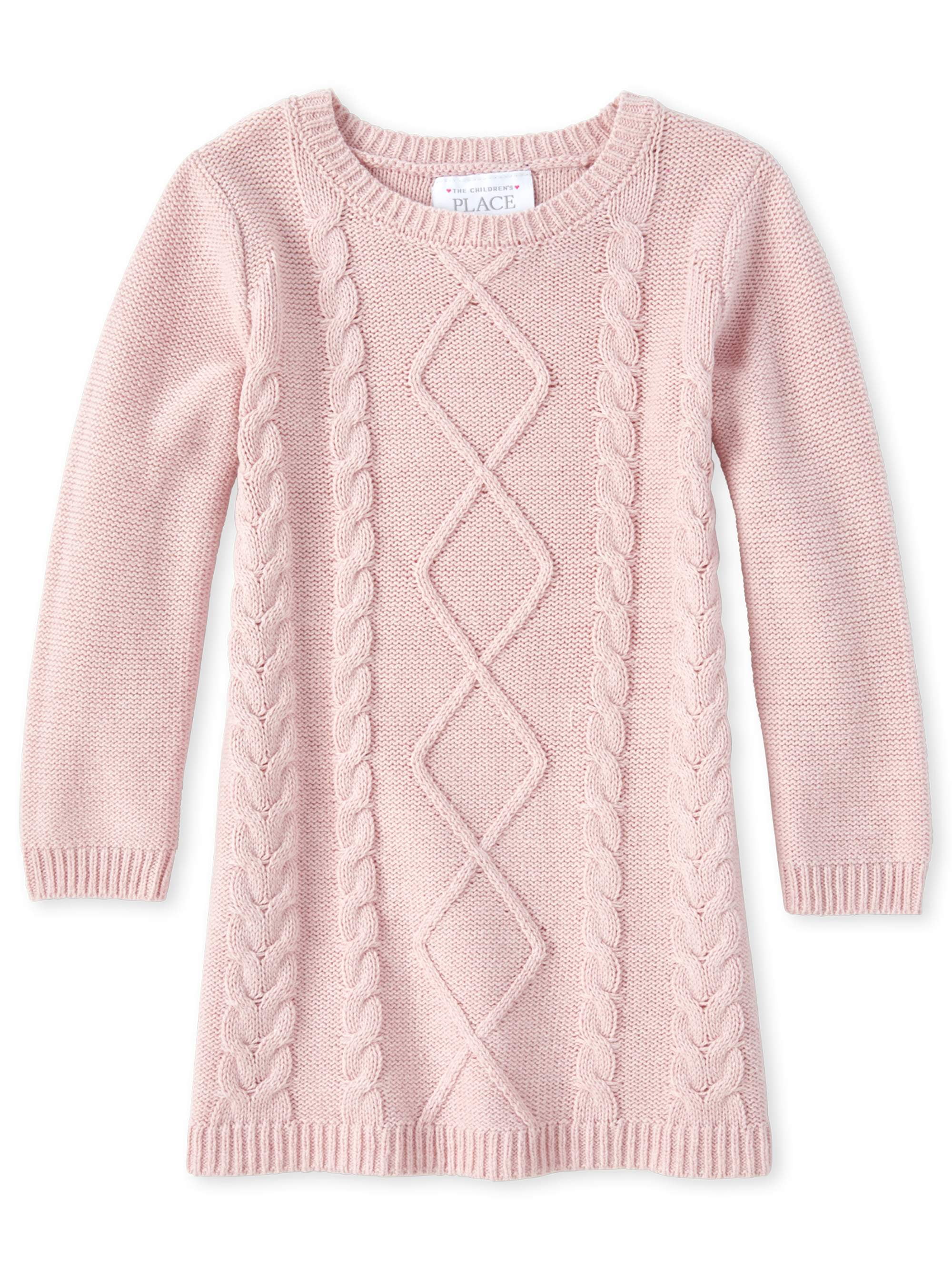 Toddler cable knit sweater hot sale dress