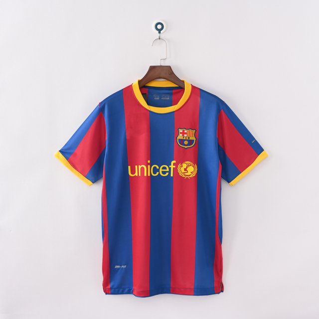 2010-11 Barcelona League Edition Home Football Classic Jersey