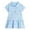 Blue, variant on YTDSCS Baby Kids Girls Dresses 2-8Y Toddler Summer Short Sleeve Knitted Dresses Cute Casual Soft Casual Ruffle Swing Long Midi Dress