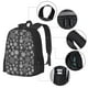 thumbnail image 2 of Balery simple white Snowflake Mochila para hombre y mujer - Tela Oxford 600D resistente - Gran capacidad, resistente al agua, ideal para la escuela, viajes y senderismo, 2 of 6