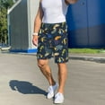 thumbnail image 6 of JUNZAN Undersea Animals Pattern Sleep Pajama Shorts for Men,Men's Pajama Bottoms,Sleepwear,Pj Shorts, 6 of 7