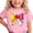 A98 Pink, variant on Girls Back to School T-Shirts Short Sleeve Cute Pencil Bow Graphic Tees Casual Summer Tops for Toddler Kids, Size 3-4T