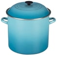 thumbnail image 1 of Stockpot Le Creuset, esmalte sobre acero, 16 L, azul caribeño, 1 of 1