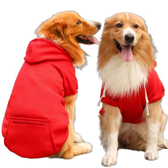 GASTROPOD 2026 New Dog Clothes Fleece Warmth Fabric Dog Jacket Autumn and Winter Wear Dog Accessories for Walk Outdoor Travel Blue 5Xl