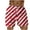 #3_Red, variant on USA Flags Stars Printed Swimming Shorts Drawstrings Shorts Loose Fit Bathing Suit Quick Dry Swimwear Big Tall Swim Trunks with Pocket Patriotic Summer Beach Pant