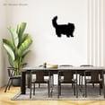 thumbnail image 3 of Persian Cat Breed Standing Silhouette - Beautiful Solid Steel Home Decor Decorative Accent Metal Art Wall Sign, 3 of 6