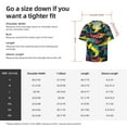 thumbnail image 5 of Kdxio Men's Hawaiian Shirt for Men Short Sleeve Shirt Colorful Sharks Summer Casual Holiday Beach Button Down T-Shirts, 5 of 5