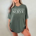 thumbnail image 6 of Called to Serve Christian T-Shirt – Bible Verse Comfort Colors Tee for Women & Moms, 6 of 8