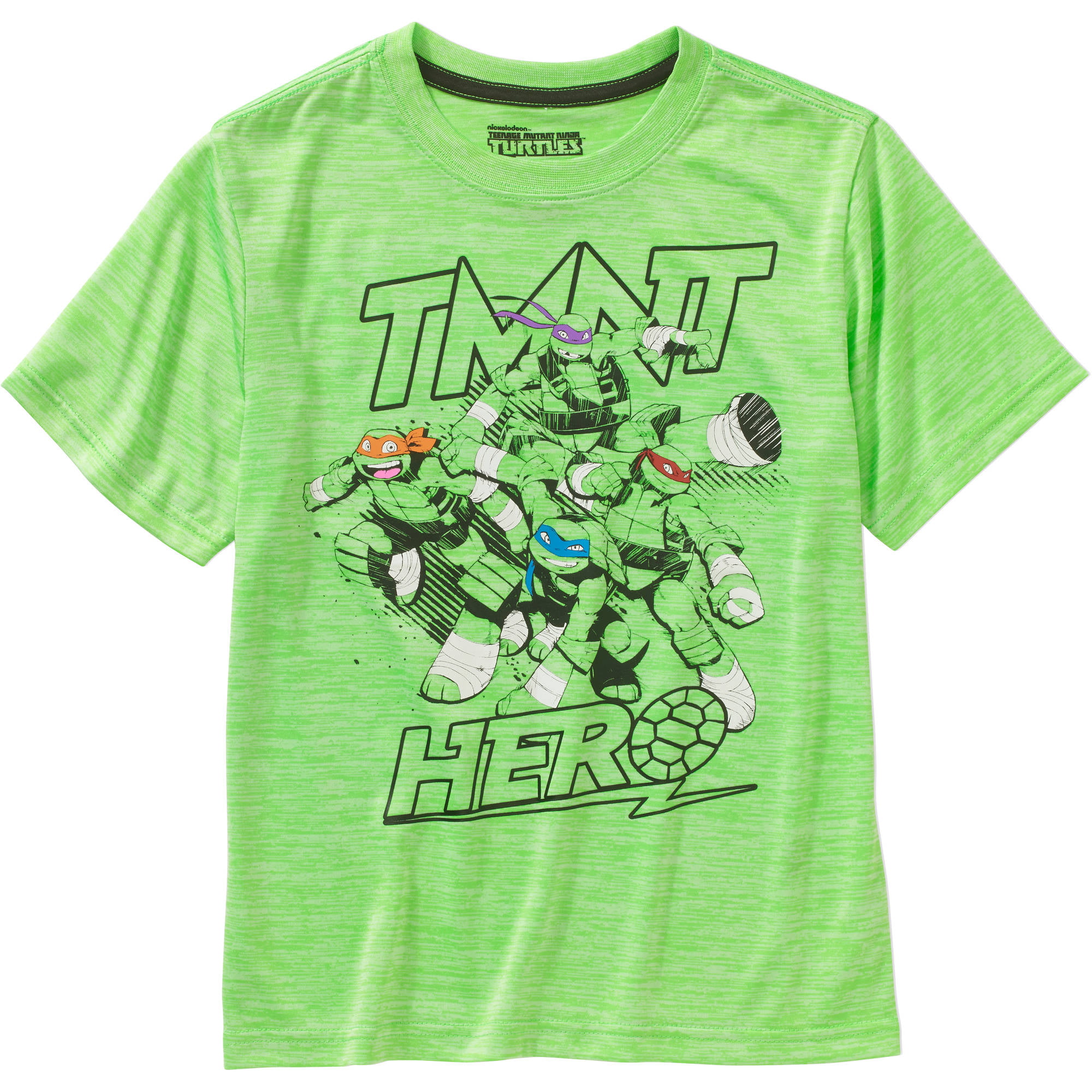 Teenage Mutant Ninja Turtles Cotton Leisure and Comfort Crew Neck Long Sleeve Graphic T-Shirt for Boys Girls