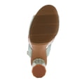 thumbnail image 6 of Azura Women's Embroidery Pumps & Heels - Geometric Design, Adjustable Ankle Strap, Transparent Cylindrical Heel, 6 of 8