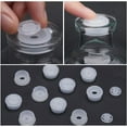 thumbnail image 5 of 50Pcs 3/4 Inch Salt and Pepper Shaker Stoppers Dustproof Salt Shaker Plugs White Reusable Round Plastic Stopper Replacement Plug Bottle Stoppers for Pipes Flower Pots White, 5 of 7
