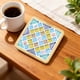thumbnail image 1 of Kit de posavasos de mosaico DIY para adultos y niños - Set de manualidades con azulejos de madera con pegamento y sellador para aliviar el estrés y diversión creativa, 1 of 6