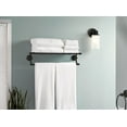 thumbnail image 3 of Moen Dn0794 Iso 26-15/16" Stainless Steel Towel Rack - Black, 3 of 5
