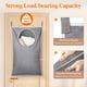 thumbnail image 3 of Cesto de ropa sucia Lifewit para colocar sobre la puerta, grande, gris claro, 3 of 8