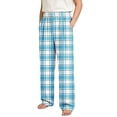 thumbnail image 7 of UKHCCC Boys Girls Plaid Lounge Pants, Relaxed Straight Leg Pull-On Kids Pants with Elastic Waist and Pockets, Ages 4-16 Casual Homewear, 7 of 7