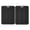 Black3, variant on Animals Ice Cube Mold - Cute Cat Shape Silicone Ice Cube Tray, Flexible & Easy Release Ice Mold,Black