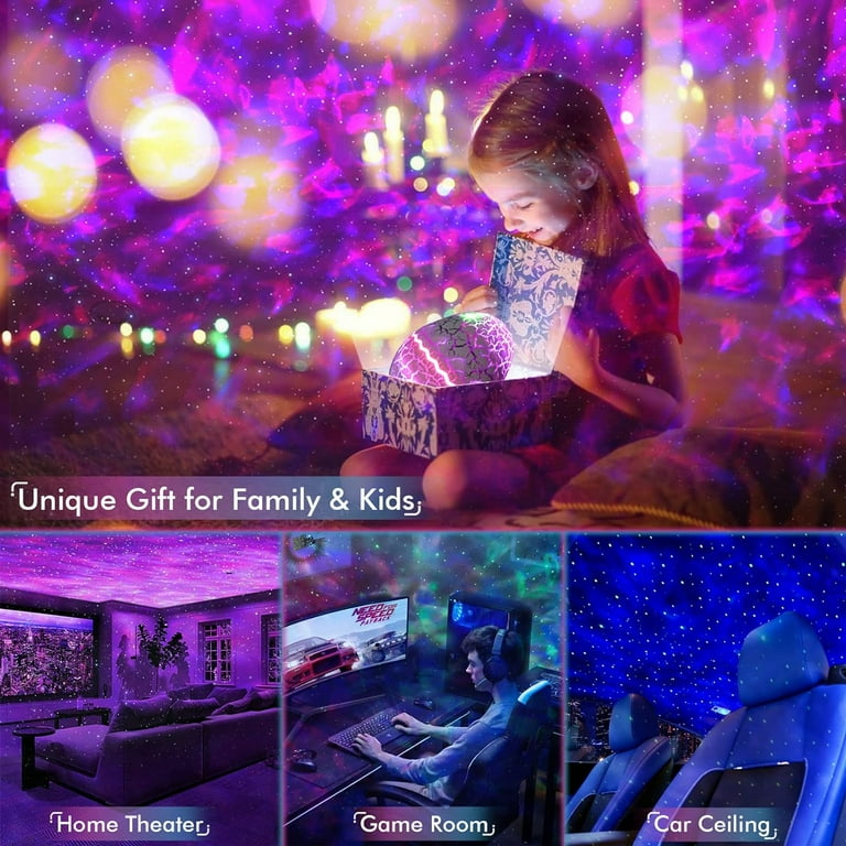 SUMKEA Star Projector - Nebulae Light & White Noise Machine