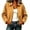 Yellow, variant on QINGFSAP Womens Oversized Texture Jacket Solid Collar Full Zip Casual Fall Loose Fit Outerwear with Side Pockets Daily Fashion Short Coat