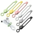 thumbnail image 1 of Cable organizador de cables awrose, cable de datos de silicona, 30 unidades, 1 of 7