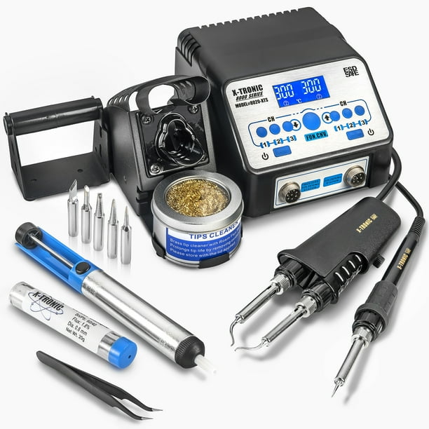 XTronic 8020XTS 2 In 1 Soldering Iron & Hot Tweezers Station