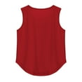 thumbnail image 5 of qolati Summer Tank Tops for Girls Sleeveless Ruffle Flowy T Shirt Casual Loose Fit Tunic Blouses Kids Crop Top 3-14 Years, 5 of 6