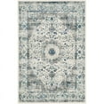 thumbnail image 6 of SAFAVIEH Evoke Teale Traditional Bordered Area Rug, Grey/Ivory, 4' x 6', 6 of 11
