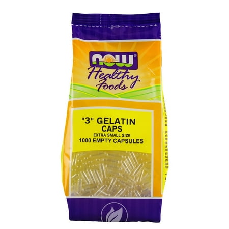 Empty Capsules Gelatin 1000 Cap - Now Foods -