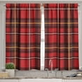 thumbnail image 2 of Ambesonne Plaid Valance & Curtain, European Cultural Pattern, 55"x30", Multicolor, 2 of 6