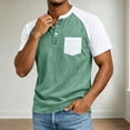 thumbnail image 3 of Guluxicc Men's T Shirts with Pocket Button Classic Fit Short Sleeve Shirts for Summer Casual Outfits, 3 of 4