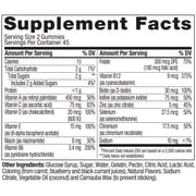 OLLY Men's Multivitamin Gummy, Vitamin A, C, D, E, B, Zinc, Wellness Supplement, 90 Ct