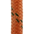 thumbnail image 5 of Rope Arborist Dead Eye Sling Lanyard (5/8 inch) - Shock Absorbent, Composite Double Braid, High Tensile Strength, Tough Polyurethane Coating Orange 5/8" X 8', 5 of 7