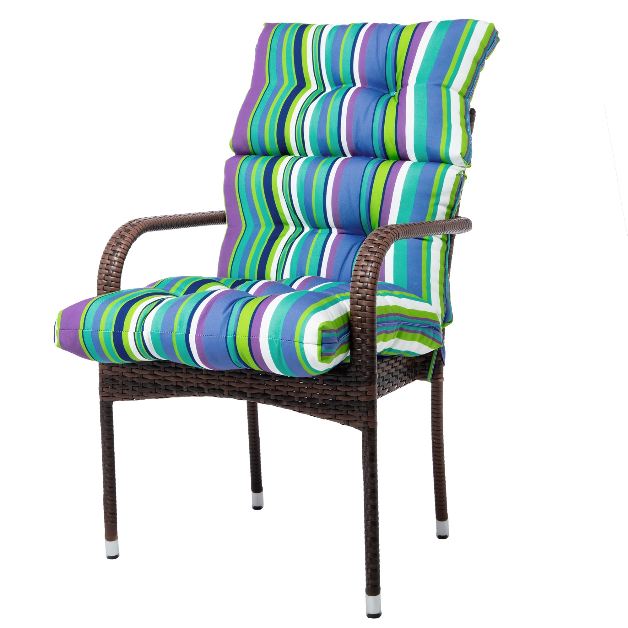 Rocking Chair Cushion with Ties, Thicken High Back Chair Pad Soft Seat