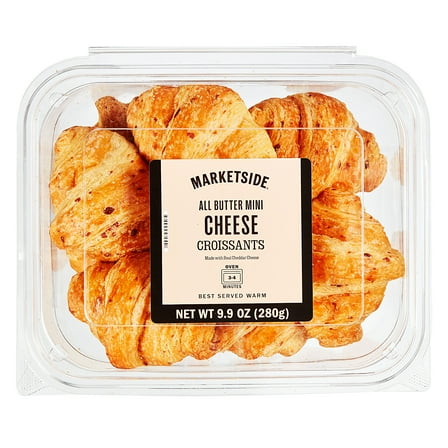 Marketside All Butter Mini Cheese Baked Croissants, 9.8 oz, 10 Count