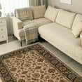 thumbnail image 3 of Linon Home Décor Trio Traditional Area Rug Collection, Ivory and Black, 5' x 7', 3 of 3