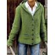 thumbnail image 1 of Suéter de color sólido con capucha de doble bolsillo estilo europeo y americano, cárdigan de punto para mujer, 1 of 1