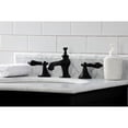 thumbnail image 3 of Kingston Brass KC7060PKL Duchess Widespread Bathroom Faucet with Brass Pop-Up, Matte Black, 3 of 8