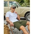 thumbnail image 3 of COOFANDY Men' Cargo Shorts 9" Lightweight 4 Pockets Stretch Quick-Dry Work Shorts for Golf Hiking, 3 of 6