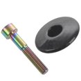 thumbnail image 2 of Compatible Withcompatible With1-1/8 Inch Carbon Fiber Cycling Headset Stem Top Cap M6x35 Bolt, 2 of 5