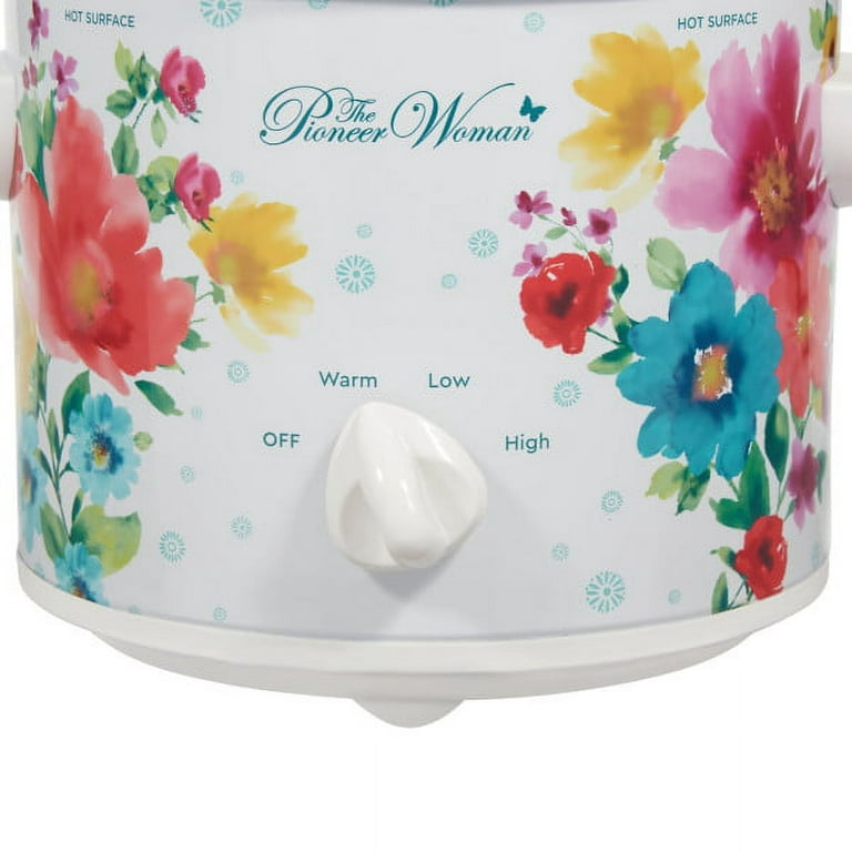 Pioneer Woman Sweet Rose and Gingham 1.5-Quart Slow Cookers, Set of 2