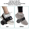 thumbnail image 4 of 2 Pack Tibialis Trainer, Dumbbell Tib Bar Ankle Strap. Strengthens hips, legs, knees, calves. Non-slip, adjustable. For men/women. Sport & Recreation Other (Black), 4 of 6