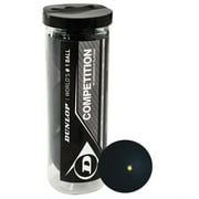 Dunlop Competition Squash Balls (3 ball tube)