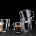 thumbnail image 5 of BODUM Bistro 2-Piece Double Wall Espresso Mug, 5 oz, glass, 5 of 8