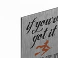 thumbnail image 2 of Luxe Metal Art 'Haunt It' by Lettered & Lined, Metal Wall Art, 12"x16", 2 of 9
