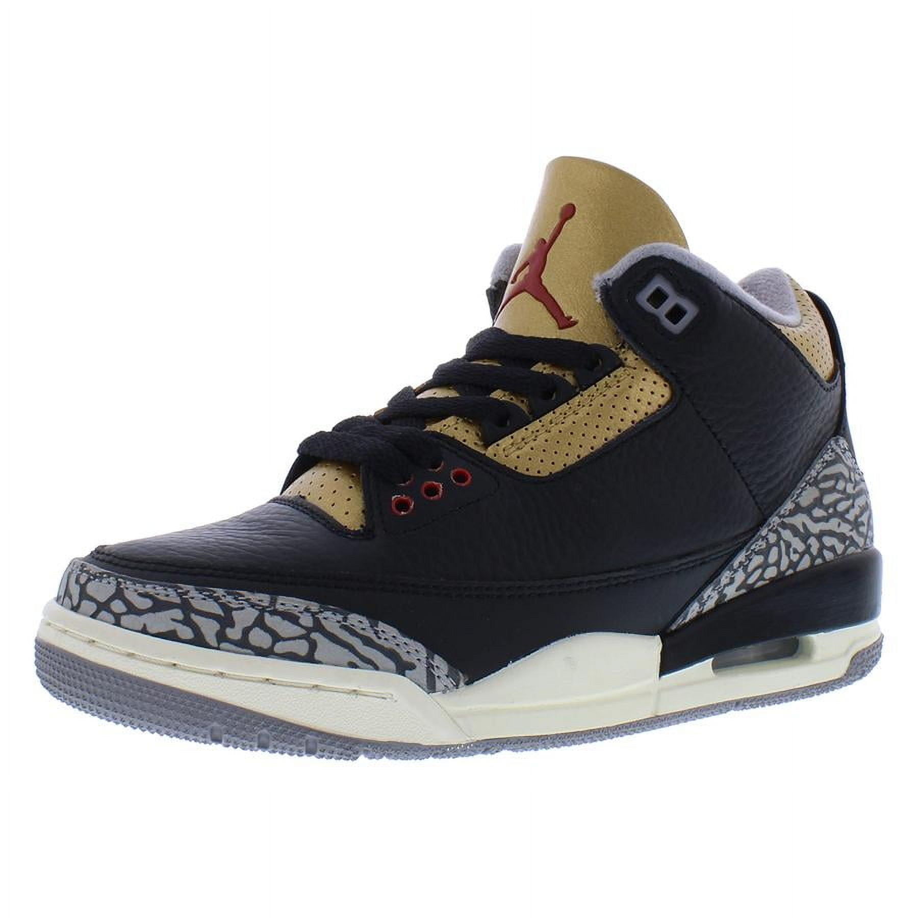 black gold jordan 3