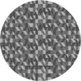 thumbnail image 1 of Ahgly Company Machine Washable Indoor Square Transitional Dark Gray Area Rugs, 3' Square, 1 of 7