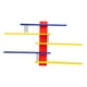 thumbnail image 1 of Figura de acción Soporte de exhibición Estantes de juguete Montado en la pared Almacenamiento de 5 niveles Coleccionables Organizador Riser Juguetes, 1 of 9