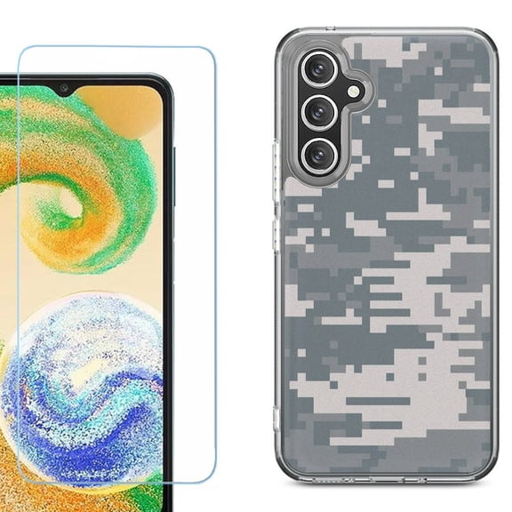 Phone Case for Samsung Galaxy A17 5G, with Screen Protector, by OneToughShield - Digital Camo