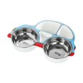 thumbnail image 4 of EASTIN Cartoon Car Shaped Divided Baby and Toddler Plates Non-Slip Unbreakable Children Dinner Plates Dinnerware  Red, 4 of 4